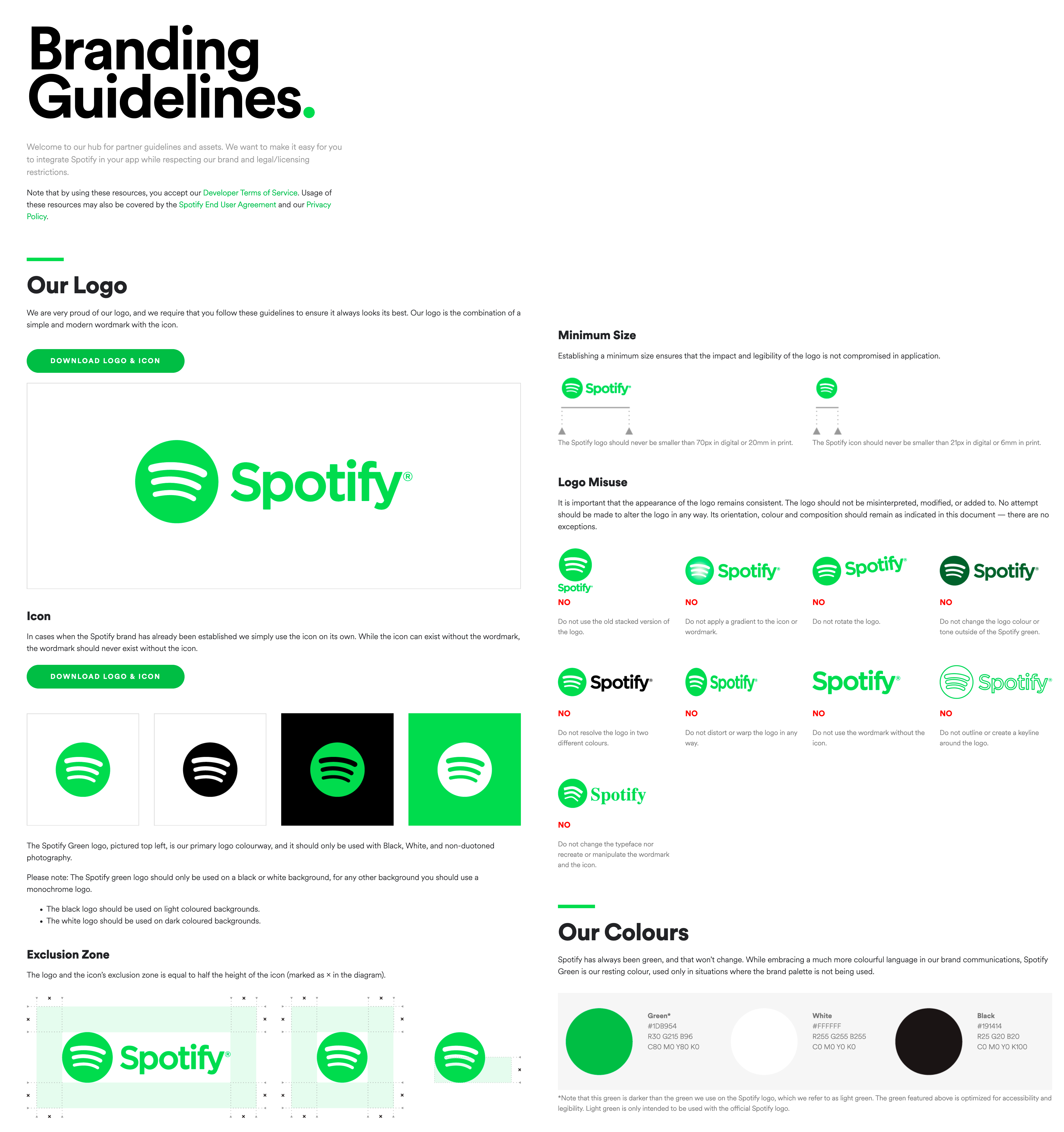 Spotify Branding Guidelines